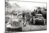 German Military Convoy in Occupied Russia-null-Mounted Photographic Print