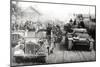 German Military Convoy in Occupied Russia-null-Mounted Photographic Print