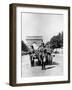 German Military Parade Along the Champs Elysees During the Occupation, Paris, 1940-1944-null-Framed Photographic Print