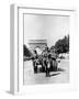 German Military Parade Along the Champs Elysees During the Occupation, Paris, 1940-1944-null-Framed Photographic Print