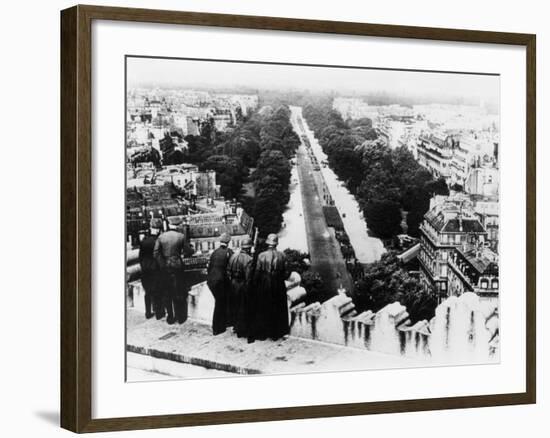 German Military Parade in Paris, June 1940-null-Framed Photographic Print