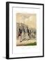 German Military Uniforms, 1740-1786-W Korn-Framed Giclee Print