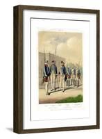 German Military Uniforms, 1740-1786-W Korn-Framed Giclee Print