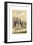 German Military Uniforms, 1740-1786-W Korn-Framed Giclee Print