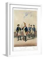 German Military Uniforms, 1740-1786-W Korn-Framed Giclee Print