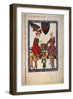 German Minnesinger 14Th C-null-Framed Giclee Print