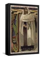 German Monk, 12th Century-null-Framed Stretched Canvas