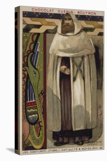 German Monk, 12th Century-null-Stretched Canvas