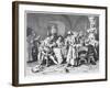 German Monks Entertain a Visitor with the Wine of the Cloister-W. Grubner-Framed Art Print