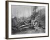 German Mortar at the Front, Predeal, Romania, World War I, 1916-null-Framed Giclee Print