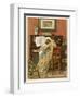 German Mother and Child at the Piano-Woldemar Friedrich-Framed Photographic Print