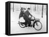 German Motor Cycle-null-Framed Stretched Canvas