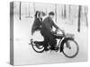 German Motor Cycle-null-Stretched Canvas