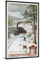 German Mountain Railway-null-Mounted Art Print