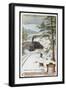 German Mountain Railway-null-Framed Art Print