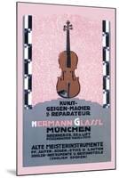 German Music Store-Carl Kunst-Mounted Art Print