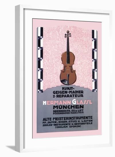 German Music Store-Carl Kunst-Framed Art Print