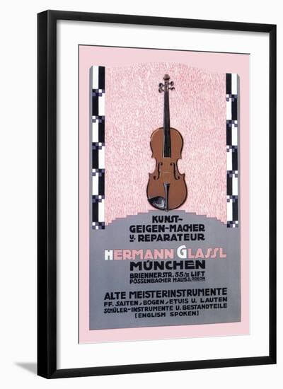 German Music Store-Carl Kunst-Framed Art Print