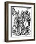 German Musicians, 16th Century-Jost Amman-Framed Giclee Print