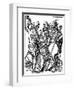 German Musicians, 16th Century-Jost Amman-Framed Giclee Print