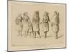 German National Costumes - Duchy of Saxe-Altenburg-Raphael Jacquemin-Mounted Giclee Print