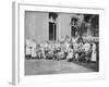 German Nurses and Patients, Frankfurt Am Main, Germany, World War I, 1915-null-Framed Giclee Print