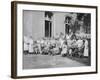 German Nurses and Patients, Frankfurt Am Main, Germany, World War I, 1915-null-Framed Giclee Print