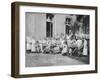 German Nurses and Patients, Frankfurt Am Main, Germany, World War I, 1915-null-Framed Giclee Print