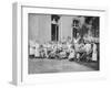 German Nurses and Patients, Frankfurt Am Main, Germany, World War I, 1915-null-Framed Giclee Print