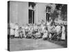 German Nurses and Patients, Frankfurt Am Main, Germany, World War I, 1915-null-Stretched Canvas