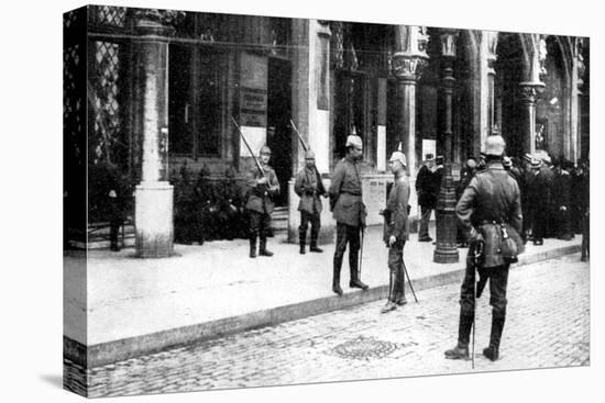 German Occupation of Brussels, First World War, 1914-null-Stretched Canvas
