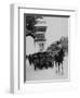 German Occupation Troops March Through the Arc De Triomphe on Champs Elysees-null-Framed Photographic Print