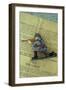 German or Russian Soldier-Den Reader-Framed Photographic Print