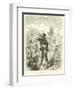 German Outpost Station in Champagne, September 1870-null-Framed Giclee Print