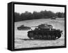 German Panzerkampfwagen in France During World War Ii-Robert Hunt-Framed Stretched Canvas