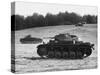 German Panzerkampfwagen in France During World War Ii-Robert Hunt-Stretched Canvas