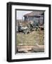 German Paratroops Using Mortars, Russia, 1943-null-Framed Giclee Print