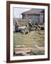 German Paratroops Using Mortars, Russia, 1943-null-Framed Giclee Print