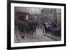 German parliamentarians entered Belfort on February 16, 1871, 1884-Alphonse Marie de Neuville-Framed Giclee Print