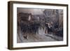 German parliamentarians entered Belfort on February 16, 1871, 1884-Alphonse Marie de Neuville-Framed Giclee Print