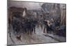 German parliamentarians entered Belfort on February 16, 1871, 1884-Alphonse Marie de Neuville-Mounted Giclee Print