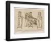 German People in the Mid 14th Century-Raphael Jacquemin-Framed Giclee Print