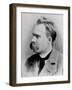 German Philosopher Friedrich Nietzsche, Posing at the Time of His Writing, 1844-1900-null-Framed Photographic Print