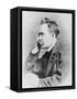 German Philosopher Friedrich Wilhelm Nietzsche-null-Framed Stretched Canvas