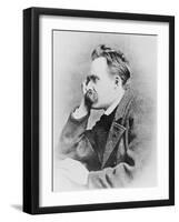 German Philosopher Friedrich Wilhelm Nietzsche-null-Framed Photographic Print