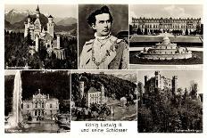 Ak König Ludwig II Und Seine Schlösser, Neuschwanstein, Hohenschwangau-German photographer-Photographic Print