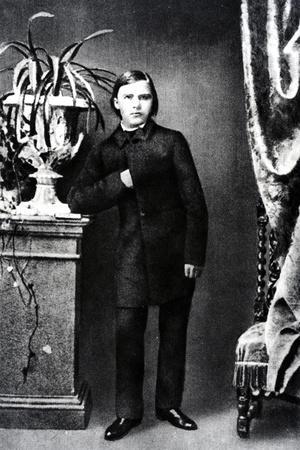 Friedrich Wilhelm Nietzsche, Illustration from 'Nietzsche' by Daniel Halevy, 1861 (B/W Photo)