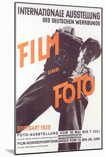 German Photography Exhibition Poster-null-Mounted Art Print