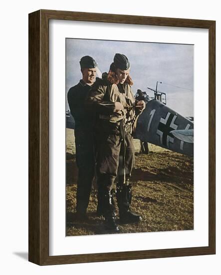 German Pilot Dresses-null-Framed Photographic Print