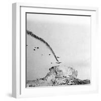 German Plane Crashing-null-Framed Photographic Print